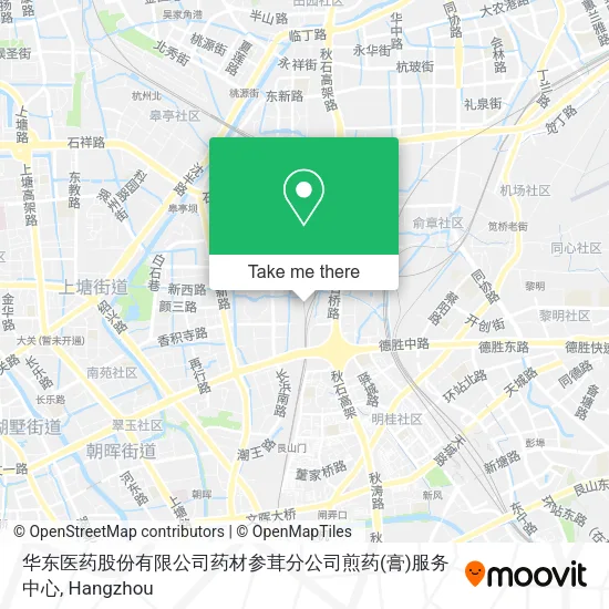 华东医药股份有限公司药材参茸分公司煎药(膏)服务中心 map