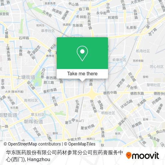 华东医药股份有限公司药材参茸分公司煎药膏服务中心(西门) map