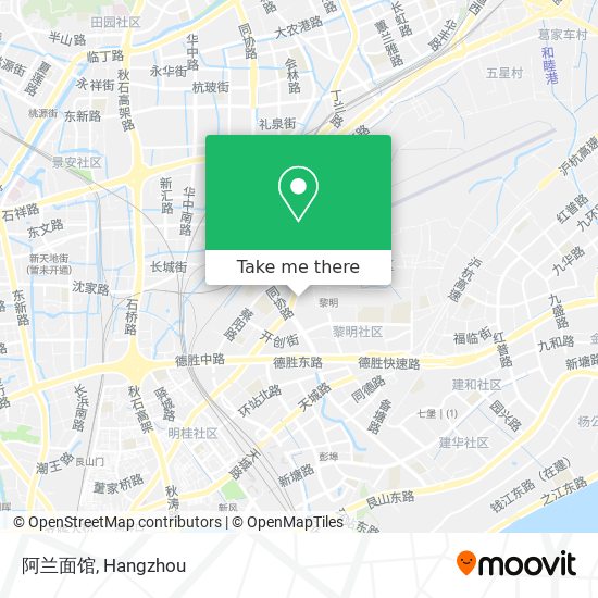 阿兰面馆 map