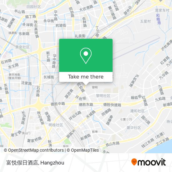 富悦假日酒店 map