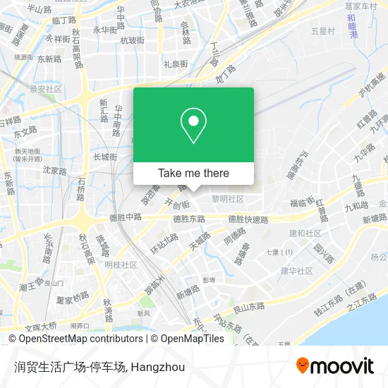 润贸生活广场-停车场 map