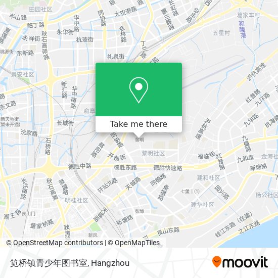 笕桥镇青少年图书室 map