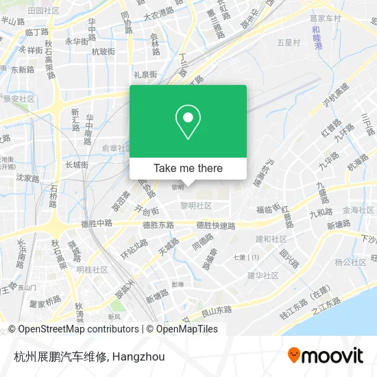 杭州展鹏汽车维修 map