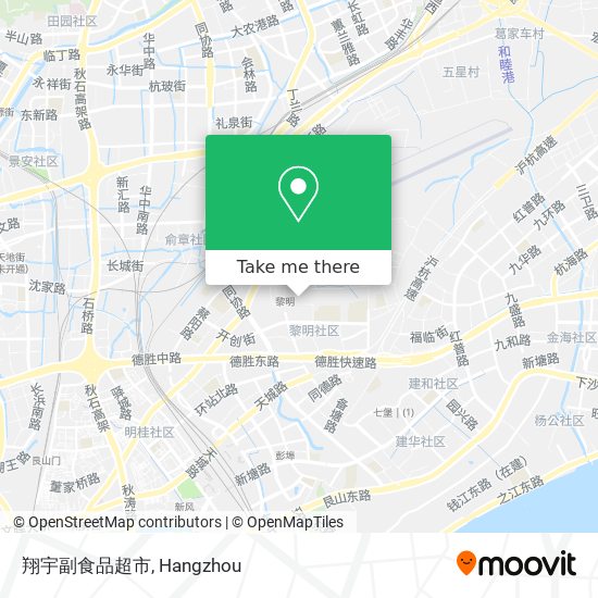 翔宇副食品超市 map