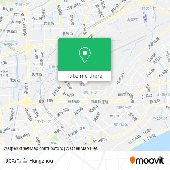 顺新饭店 map