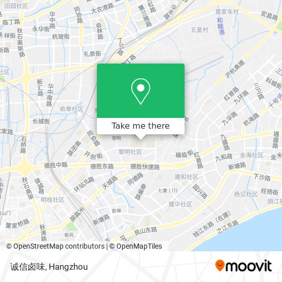 诚信卤味 map