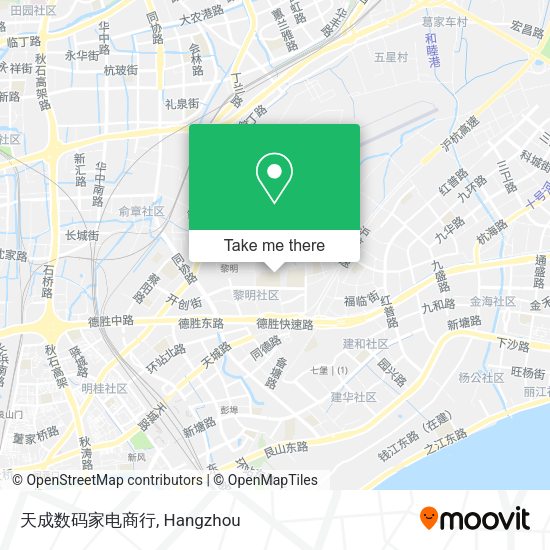 天成数码家电商行 map