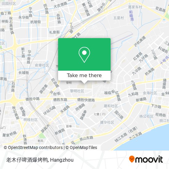 老木仔啤酒爆烤鸭 map