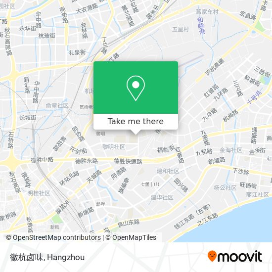 徽杭卤味 map