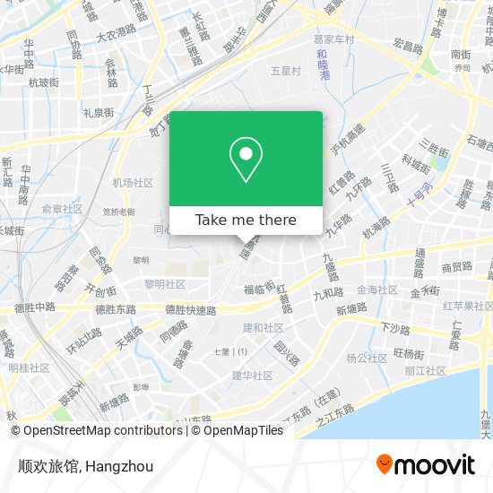 顺欢旅馆 map