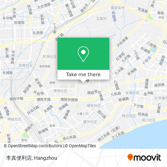 李真便利店 map