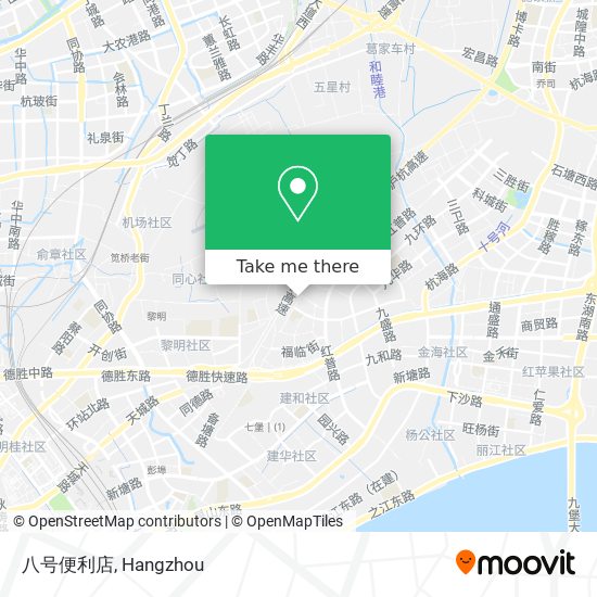 八号便利店 map