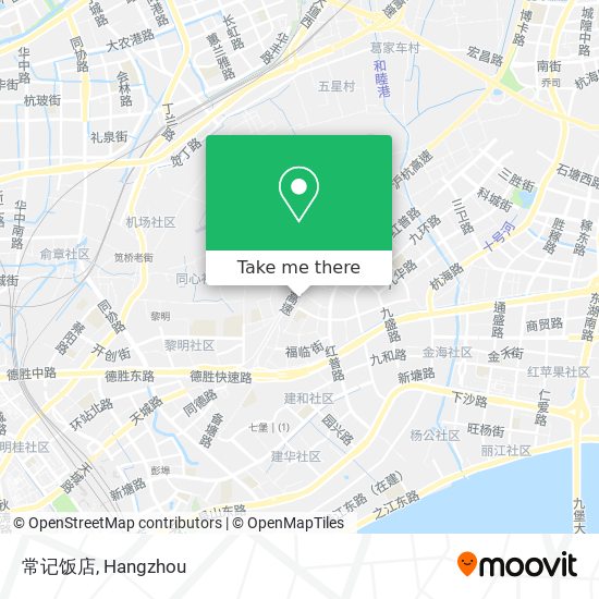 常记饭店 map