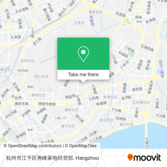 杭州市江干区善峰家电经营部 map