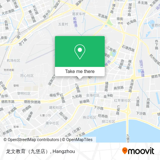 龙文教育（九堡店） map