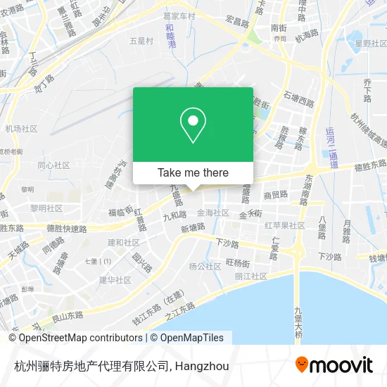 杭州骊特房地产代理有限公司 map