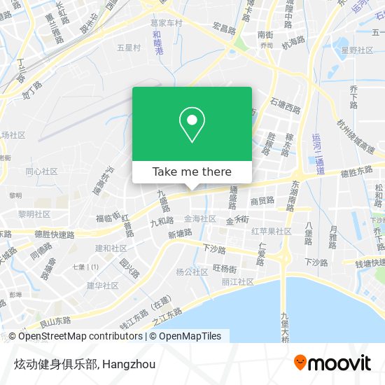 炫动健身俱乐部 map