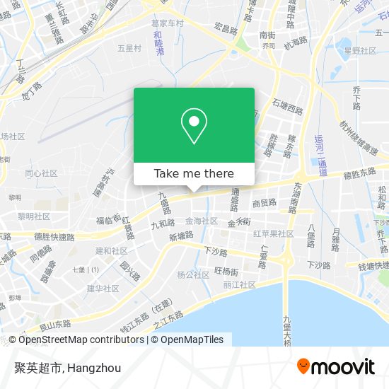 聚英超市 map