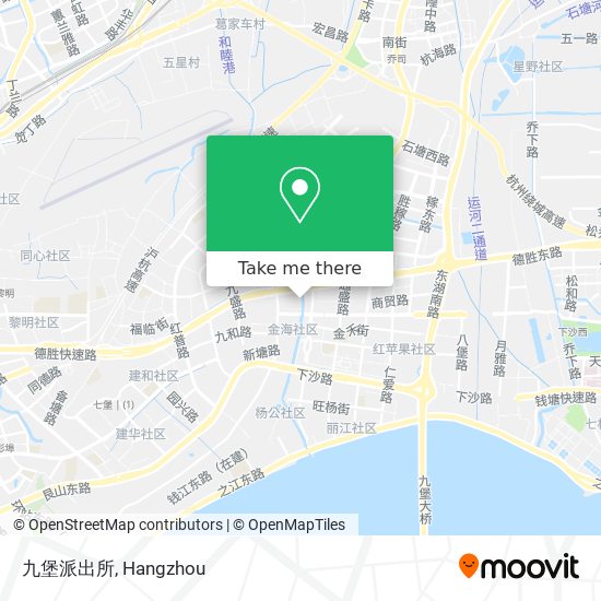 九堡派出所 map
