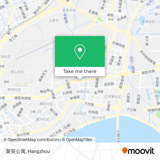 聚英公寓 map