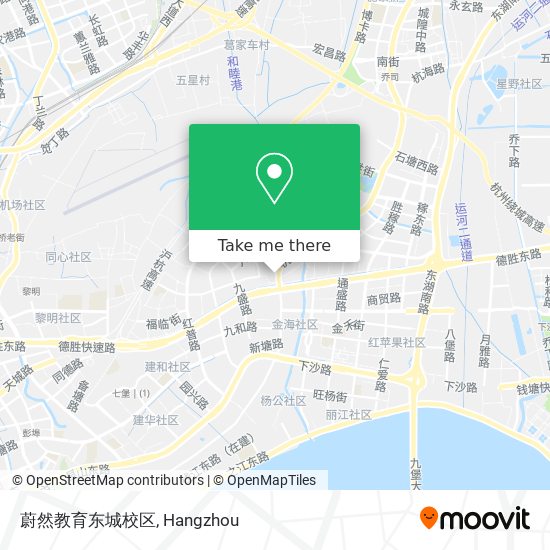 蔚然教育东城校区 map