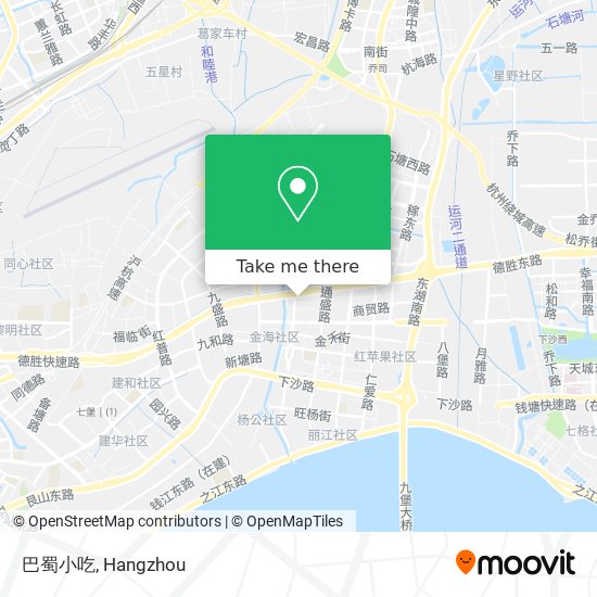 巴蜀小吃 map