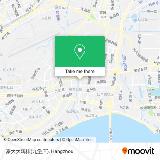豪大大鸡排(九堡店) map