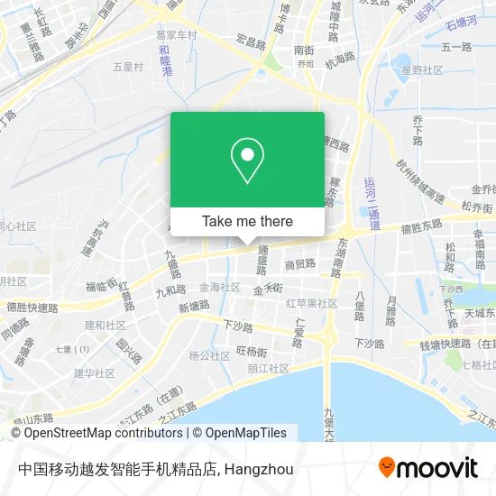 中国移动越发智能手机精品店 map