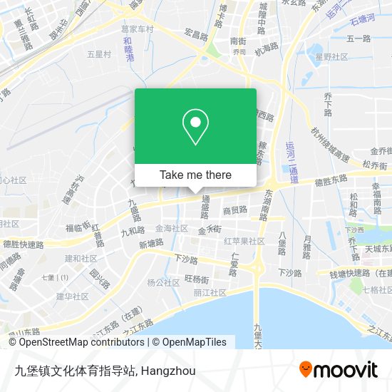 九堡镇文化体育指导站 map