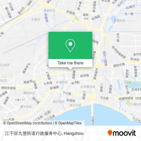 江干区九堡街道行政服务中心 map