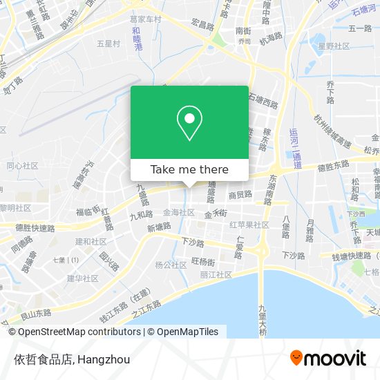 依哲食品店 map