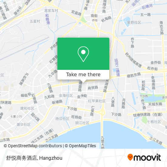 舒悦商务酒店 map