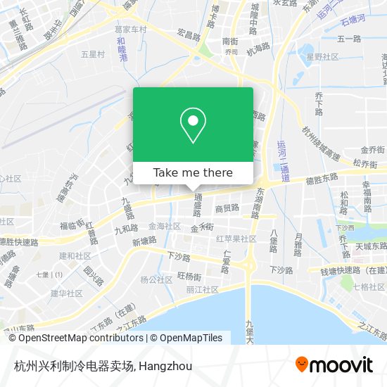 杭州兴利制冷电器卖场 map