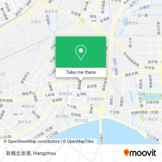 新概念发屋 map