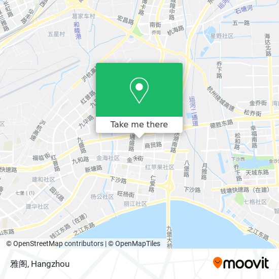 雅阁 map