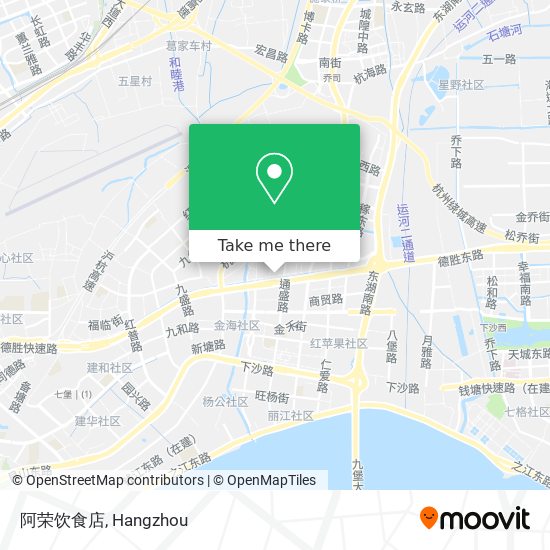阿荣饮食店 map