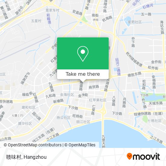 赣味村 map