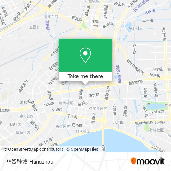 华贸鞋城 map