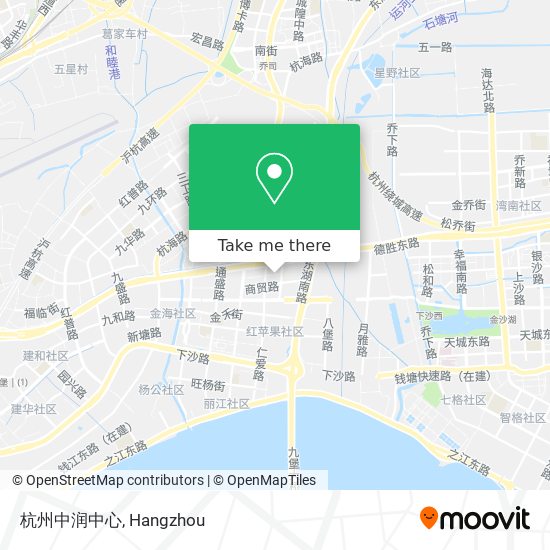 杭州中润中心 map
