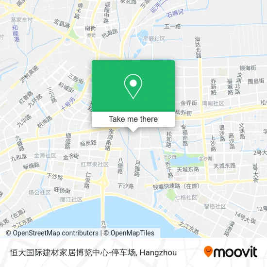 恒大国际建材家居博览中心-停车场 map