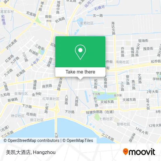 美凯大酒店 map