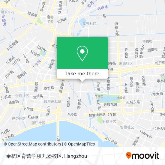 余杭区育蕾学校九堡校区 map