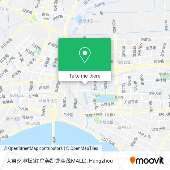 大自然地板(红星美凯龙金茂MALL) map