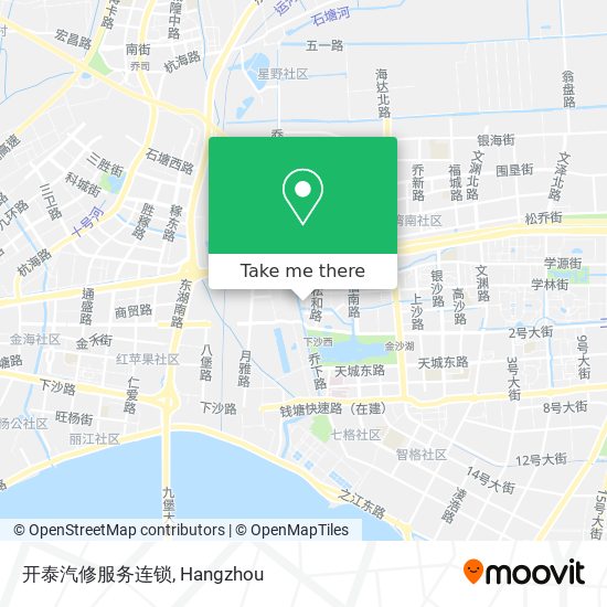 开泰汽修服务连锁 map