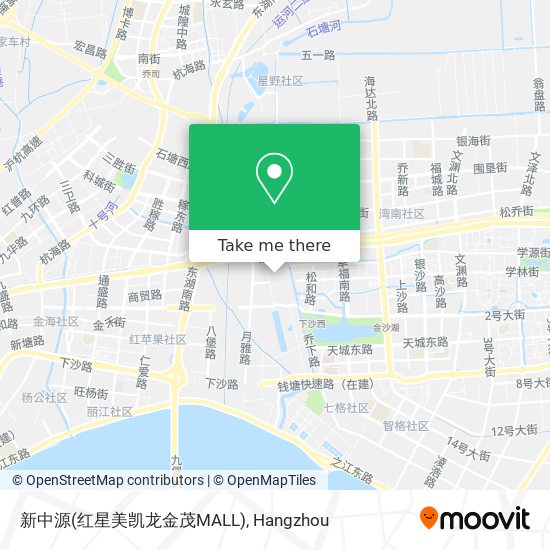 新中源(红星美凯龙金茂MALL) map