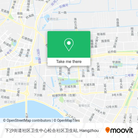 下沙街道社区卫生中心松合社区卫生站 map