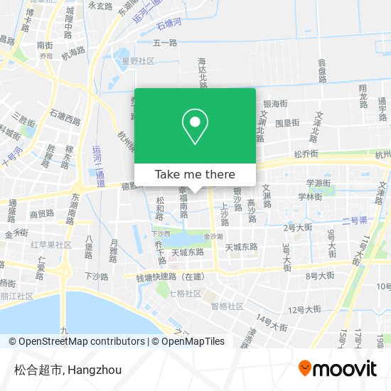 松合超市 map
