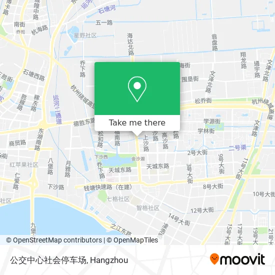 公交中心社会停车场 map