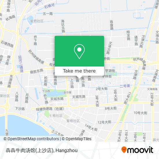 犇犇牛肉汤馆(上沙店) map