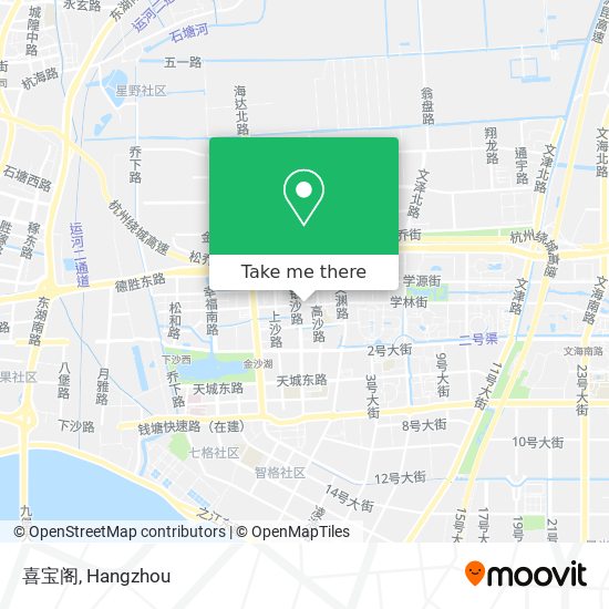 喜宝阁 map